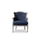 Baxton Studio Charlemagne Traditional French Black and Grey Striped Accent Chair 107-5488 - alternate 5